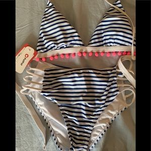 Two piece swim suit never worn